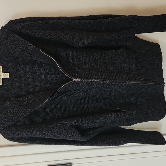 Cabela's Navy Blue Zip-Up Sweater - Picture 5 of 6